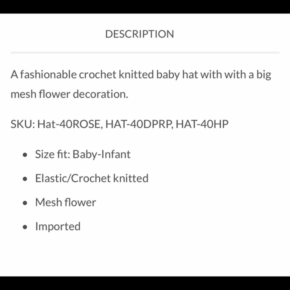 2 Crochet knitted baby hats - Picture 6 of 7